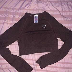 Gymshark long sleeve crop top
